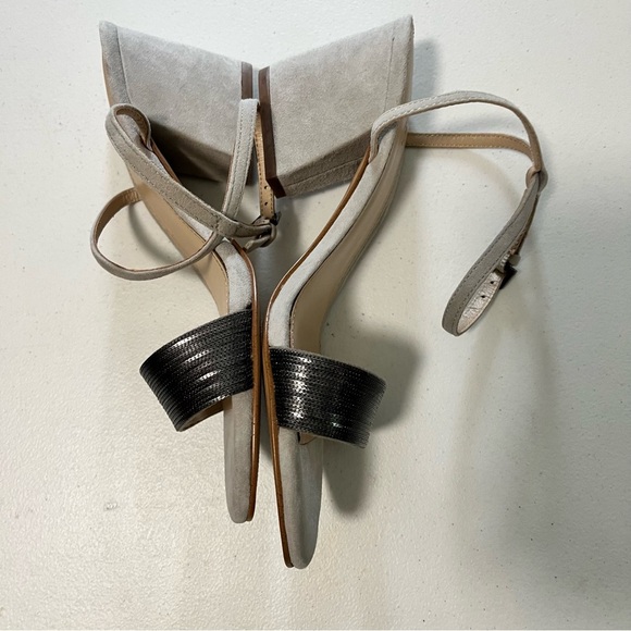 BOTKIER NY Ankle Strap Open Toe Dress Leather Sandal Shoes Persi Size 7.5 - Picture 3 of 8